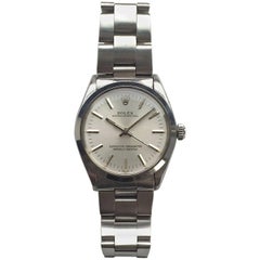 Rolex Stainless Steel Oyster Perpetual Automatic Wristwatch, 1980s 
