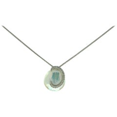 Yvel Biwa Pearl and Diamond Necklace