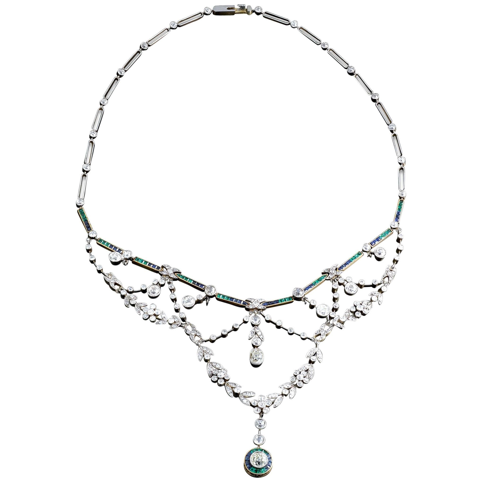 Edwardian Diamond Necklace