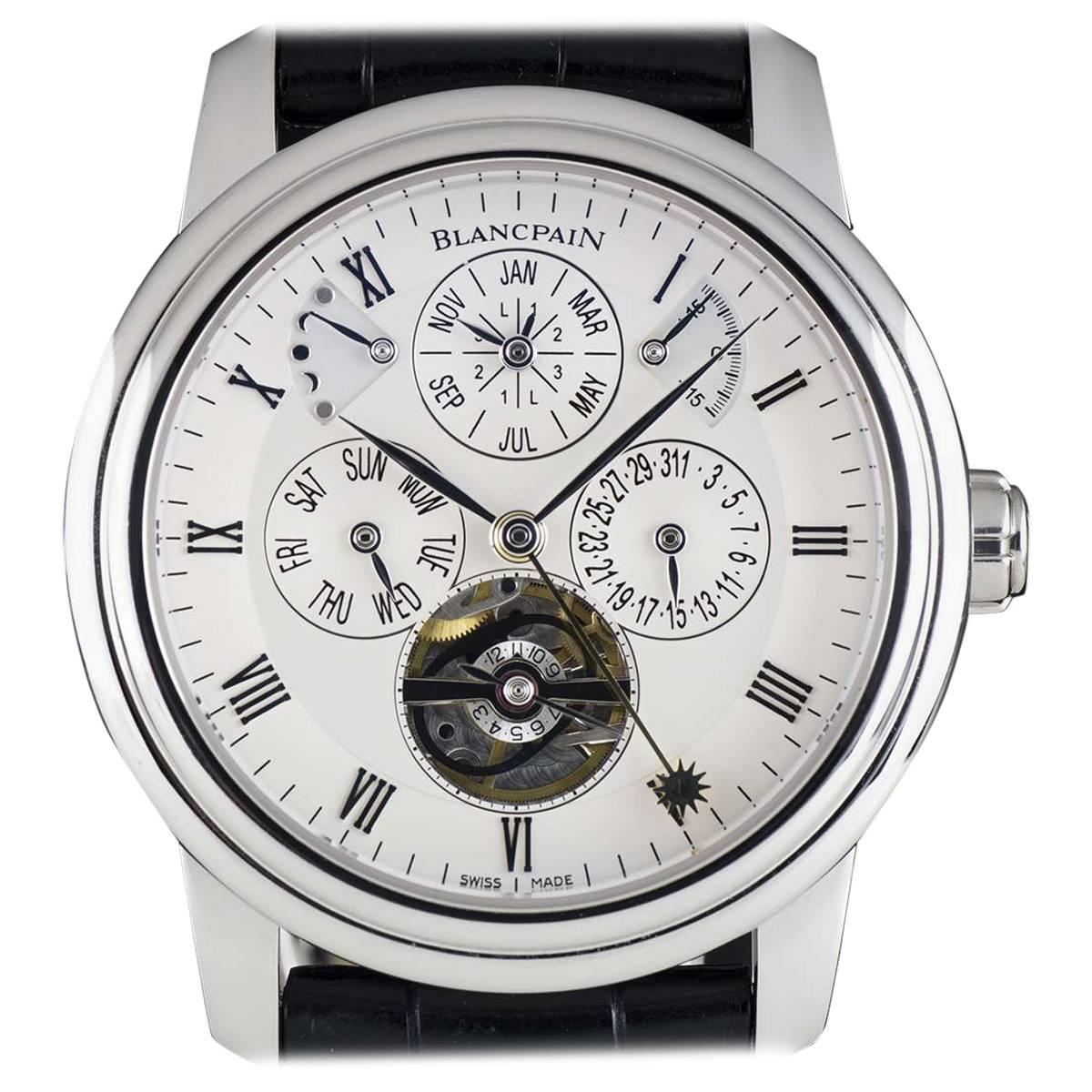 Blancpain Platinum Equation of Time Perpetual Calendar Villeret Automatic Watch