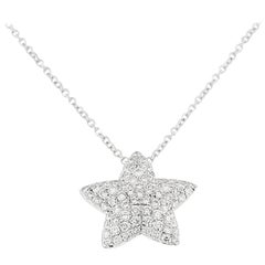 Jona White Diamond Star Gold Pendant Necklace