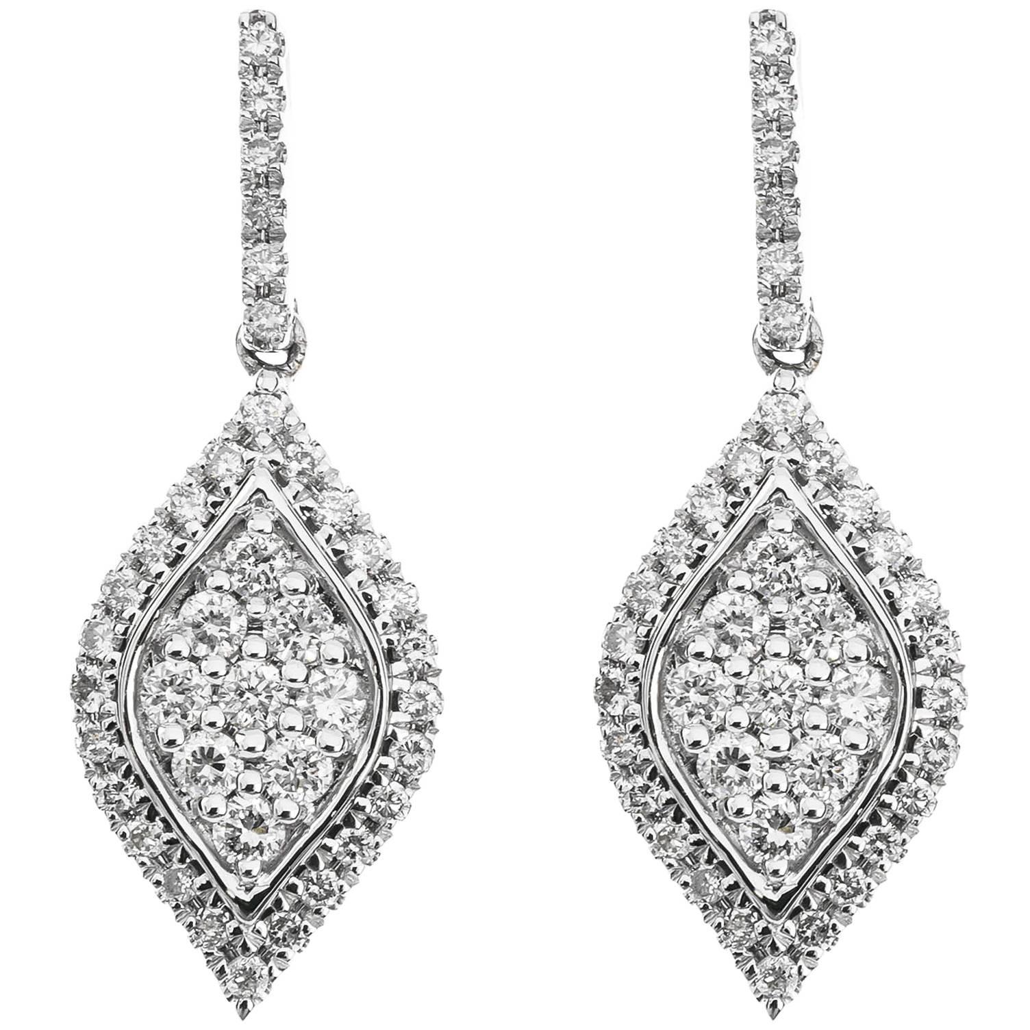 Diamond Drop Earrings For Sale