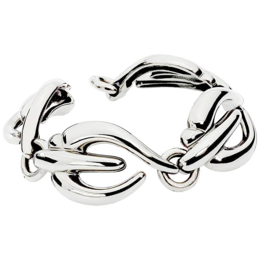 Bracelet Rosenblat 18 Carat White Gold For Sale