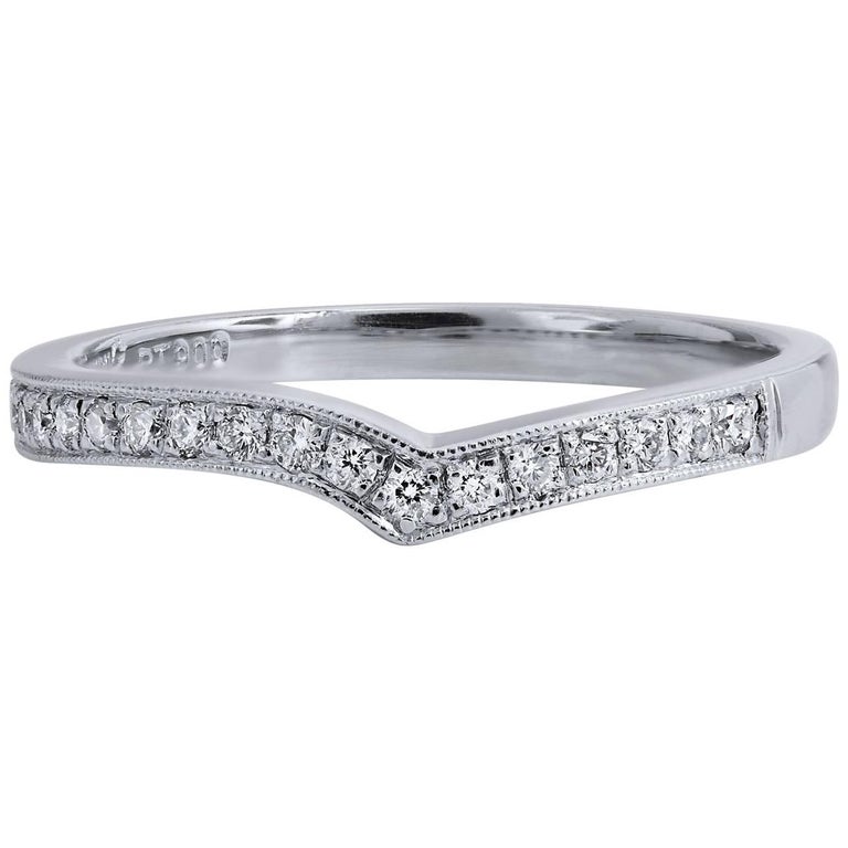 0.16 Carat Pave Diamond Free-Form Band Ring For Sale (Free Shipping) at ...