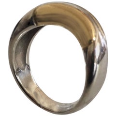 Georg Jensen Ring No. 347 in Sterling Silver and Gold by Minas Spiridis