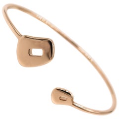 Puzzle Rose Gold Bangle Bracelet by Mattioli