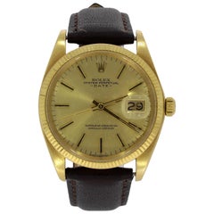 Rolex Yellow Gold Date Calibre 1570 Wristwatch Ref 1503, 1977