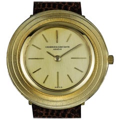 Vacheron Constantin Gold Vintage Ultra Slim 6508 Manual Wind Gents Wristwatch