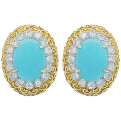 Van Cleef & Arpels Turquoise Earrings