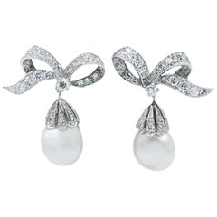 Pearls and Diamonds Earrings