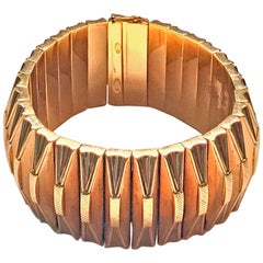 1960s Large Gold Bracelet