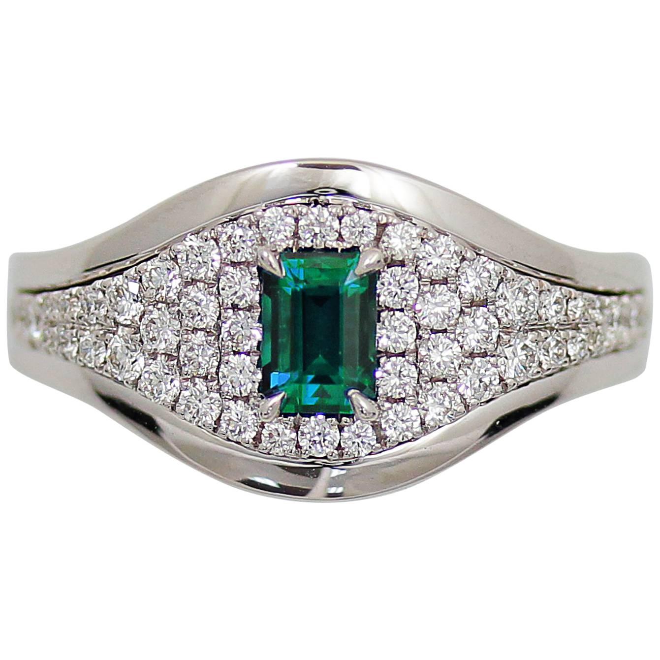 Frederic Sage 0.59 Carat Alexandrite Diamond One of Kind Ring