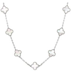 Van Cleef & Arpels Ten Motif Mother-of-Pearl Necklace