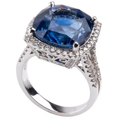 Sapphire and Diamond Ring 