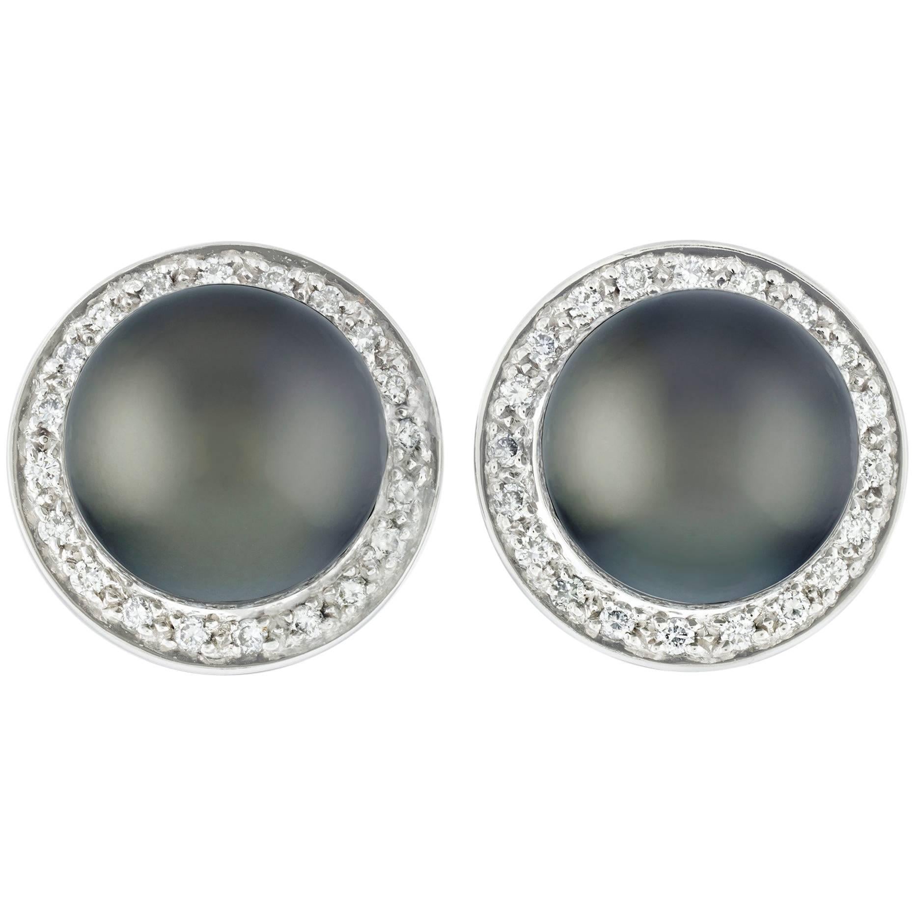 Tahitian Pearl Earrings