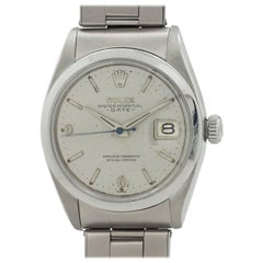 Rolex Stainless Steel Oyster Perpetual Original Dial Date Wristwatch, circa 1960