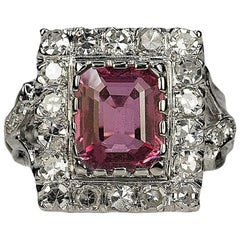 AGL Certified 2.56 Carat Pink Sapphire Ring