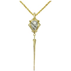 Latreia by Mana Matsuzaki Diamond Sword and Shield Unisex Pendant Necklace