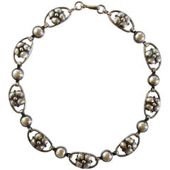 U.S.A. Georg Jensen Inc. Sterling Silver Necklace No. 309 B