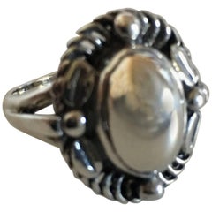 Vintage Georg Jensen Sterling Silver Ring No. 1A.