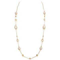 Ippolita 18 Karat Baroque South Sea Pearl, Diamond and Quartz Necklace