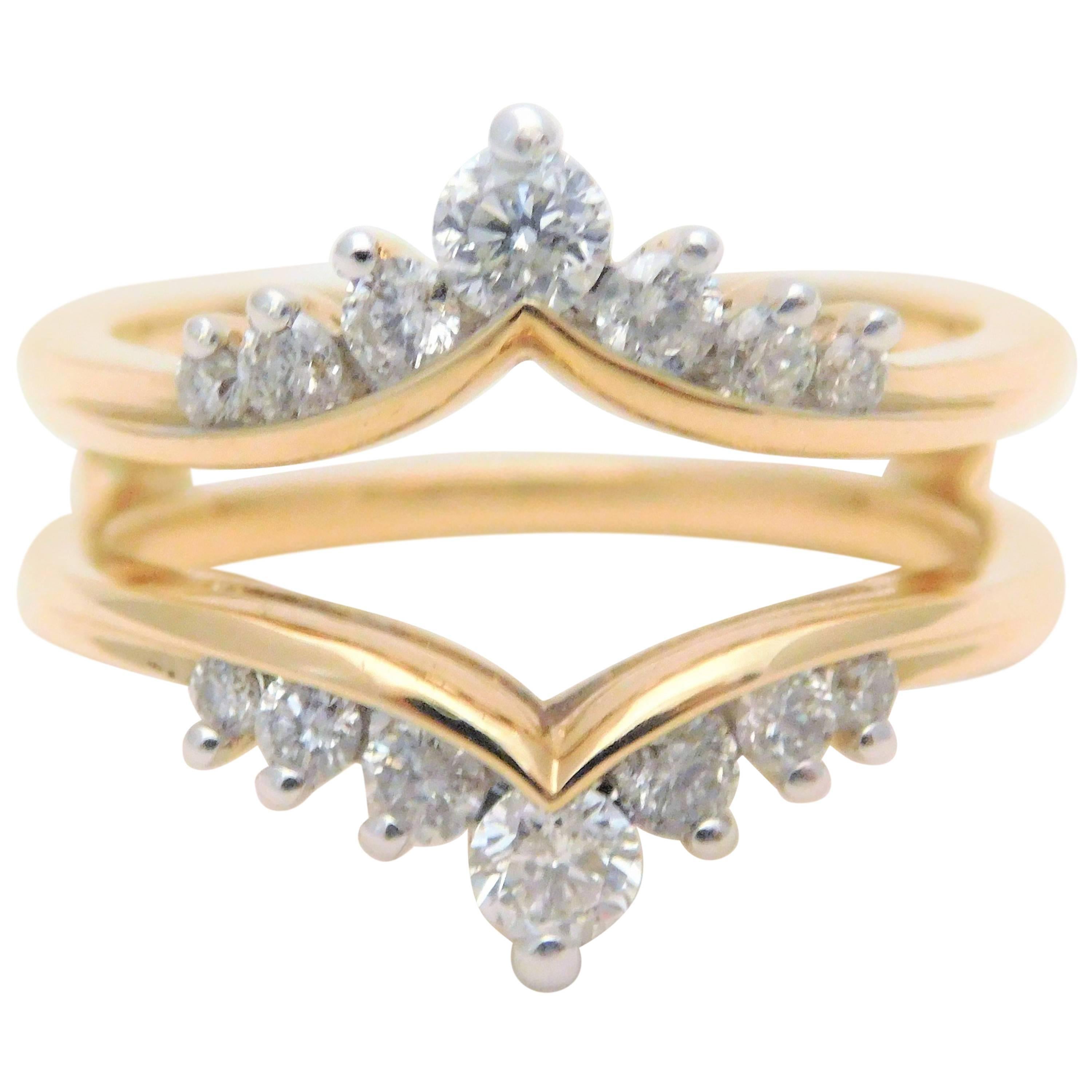 True Romance Diamond Ring Wrap/Enhancer RW175/H | Genesis Jewelry | Muscle  Shoals, AL