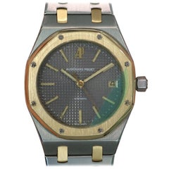 Audemars Piguet Yellow Gold Stainless Steel Royal Oak Automatic Wristwatch