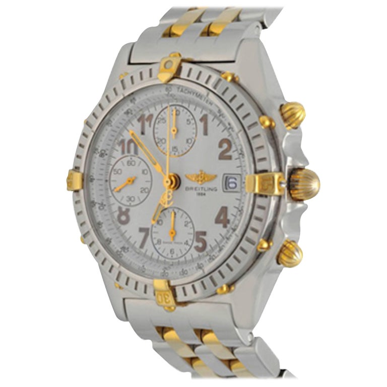 Bracelet Montre Breitling UTC Or & Acier - État Comme Neuf - Pour Chronomat