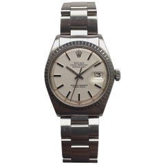 Retro Rolex Stainless Steel Oyster Perpetual Datejust Automatic Wristwatch, 1970s