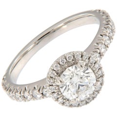 Cartier Destinée Platinum Diamond Engagement Ring
