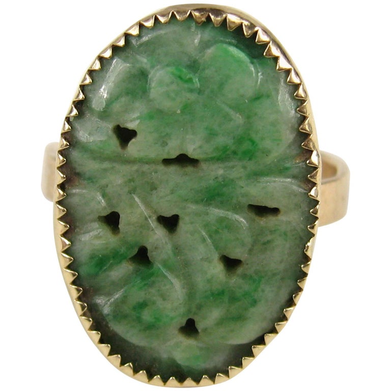 Chinese Green Jade Rings Chinese Green Jade Rings