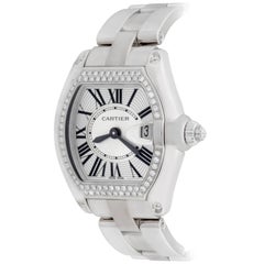 Cartier Ladies White Gold Diamond Roadster Quartz Wristwatch Ref WE5002X2 