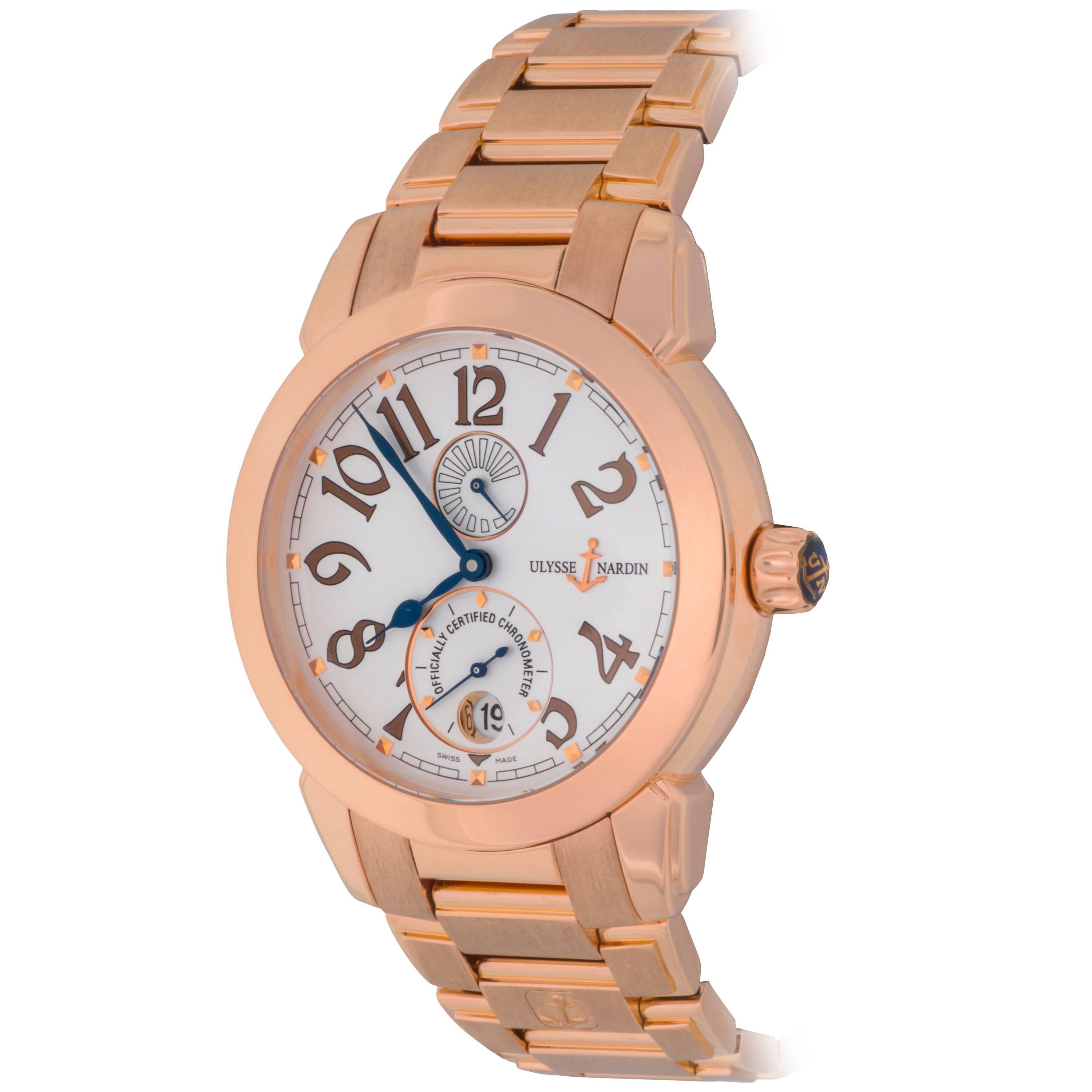 Ulysse Nardin Rose Gold U1 Automatic Wristwatch