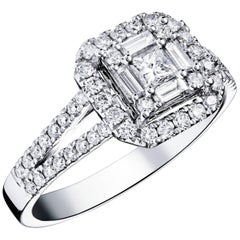 Clarence Square Diamond Ring