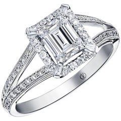 Clarence Emerald Cut Ring