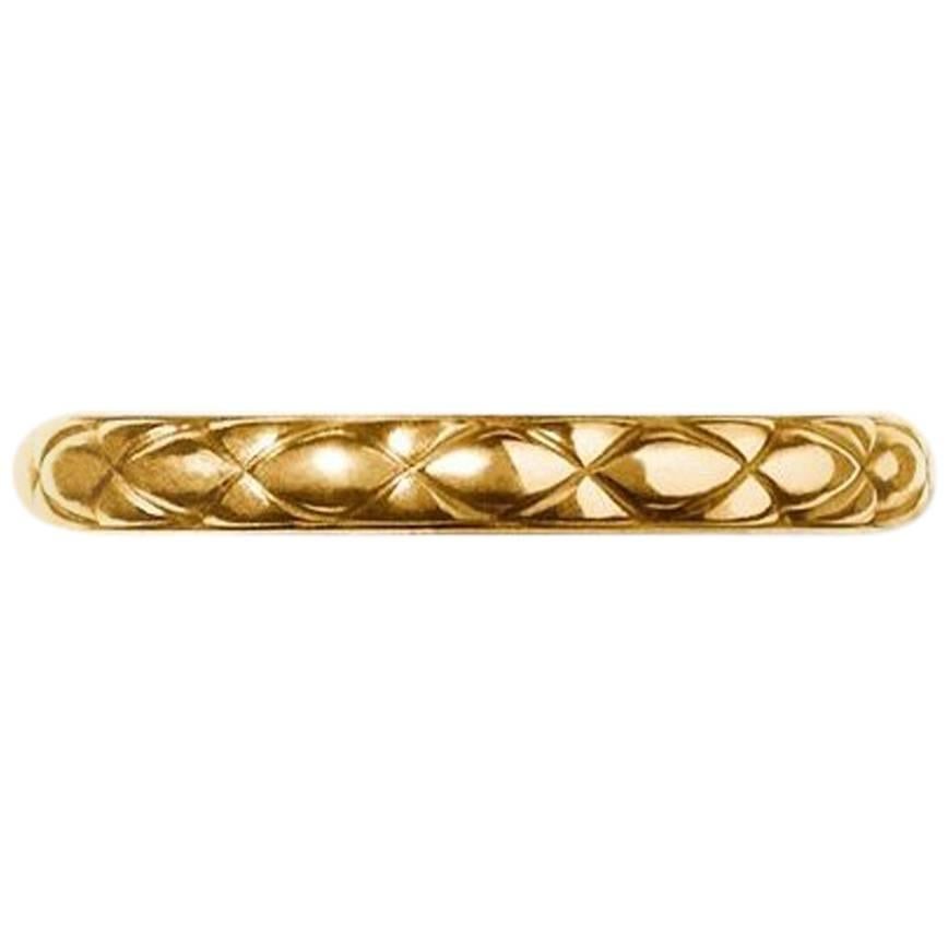 Gold Quilt Ring For Sale