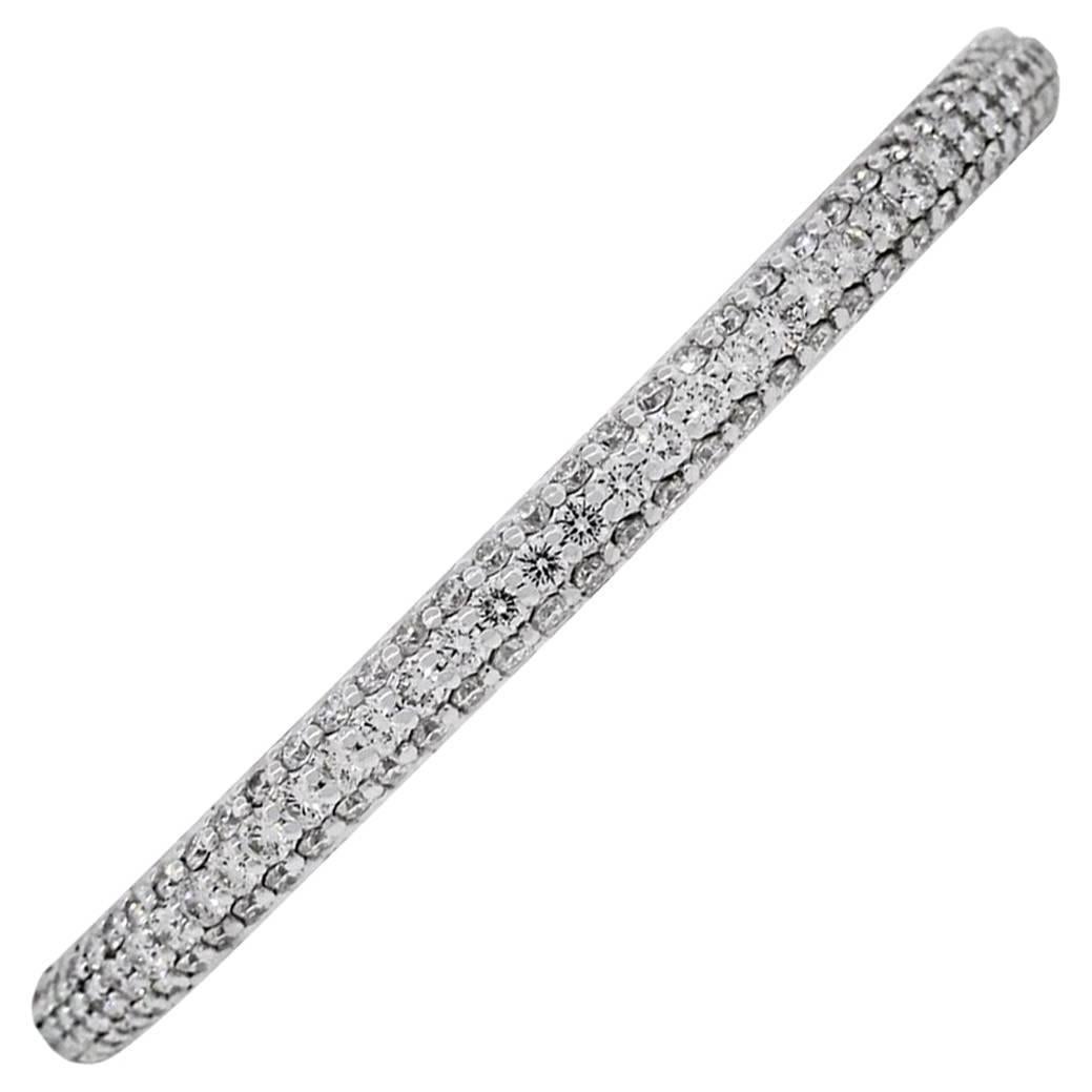 Diamond Pave Bangle Bracelet