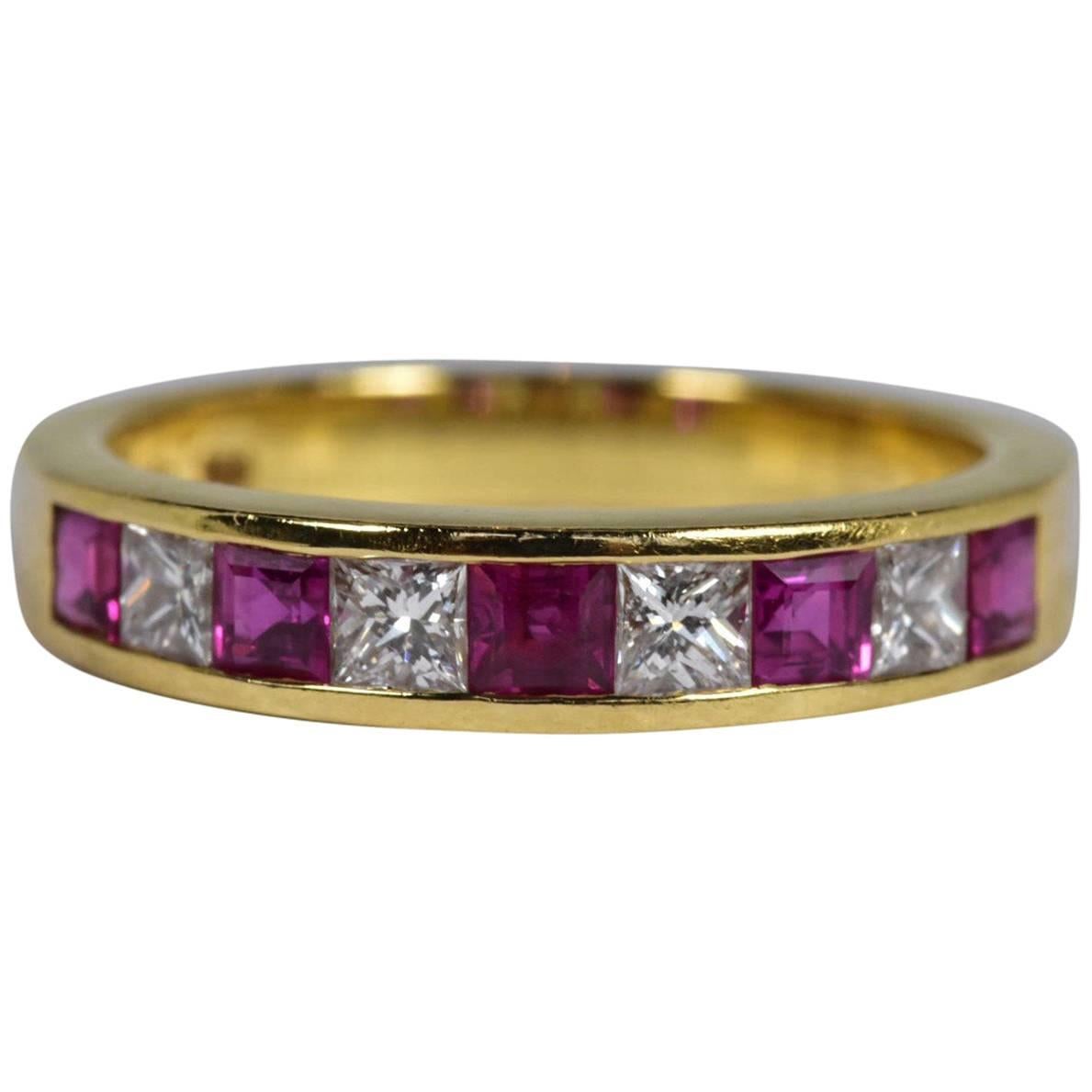 Tiffany & Co. Ruby and Diamond Ring For Sale