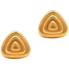 Zolatas 22 Karat Yellow Gold Earrings