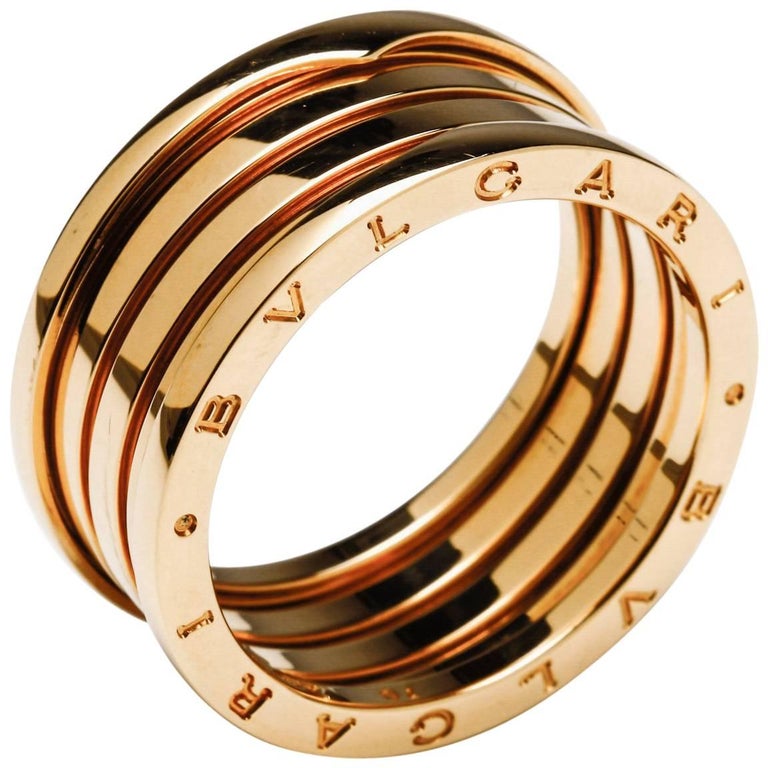 Price Bulgari Men's Rings Bulgari Bvlgari Men's Ring Flex 18