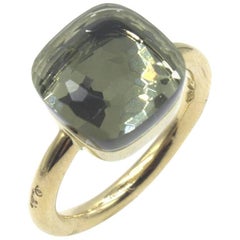 Pomellato Nudo Maxi Prasiolite 18 Karat Yellow Gold Ring