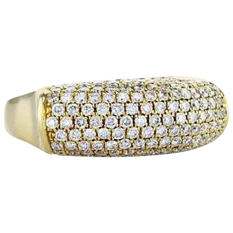 Pave Multi Row Diamond Band Ring