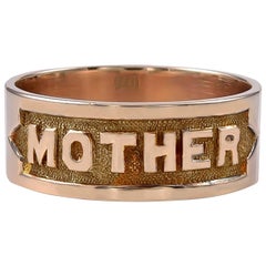Antique Gold Mother Ring