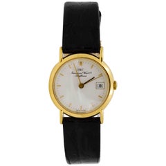 Vintage IWC Schaffhausen Ladies yellow gold quartz Wristwatch