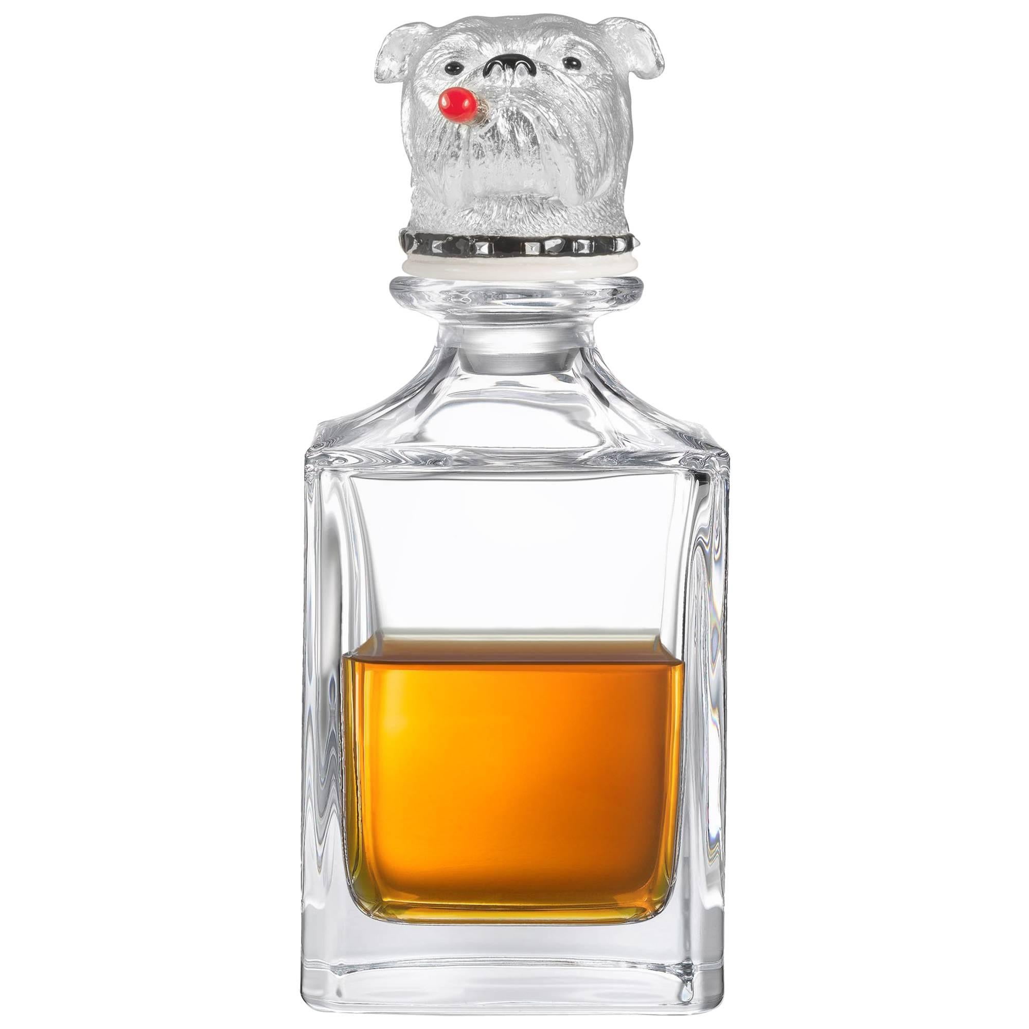 Deakin & Francis Bulldog Crystal Decanter