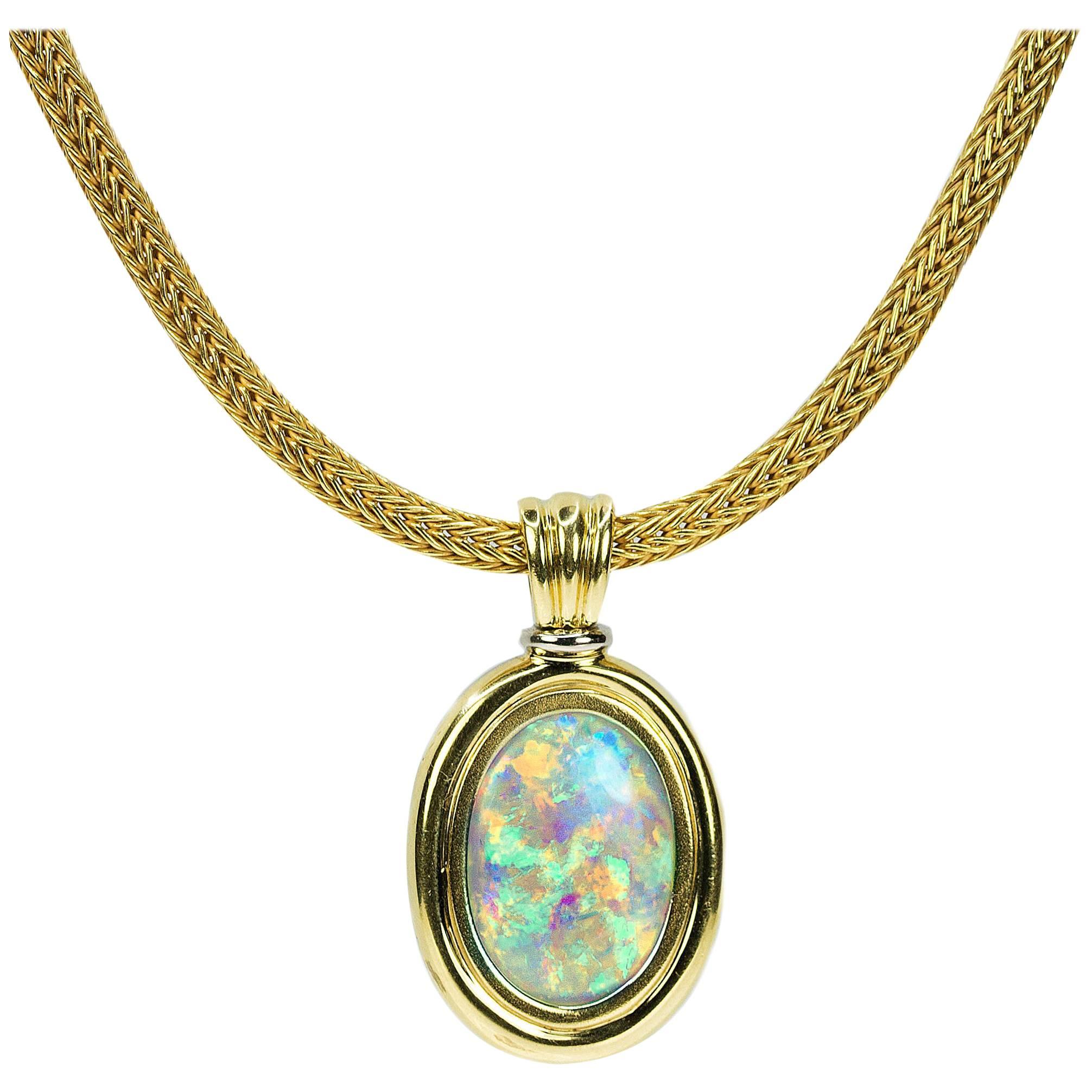 Magnificent Australian Opal Necklace