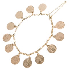 14 Karat Yellow Gold the Twelve Months of Love Bracelet