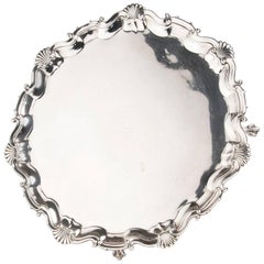 Fine and Large Sterling Silver Salver '925‰', Martin Hall & Co. Ltd