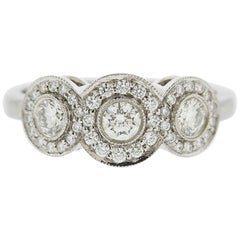 Tiffany & Co. Circlet Diamond Platinum Ring
