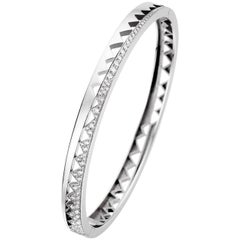 Akillis Capture Me Bracelet 18 Karat White Gold Half-Set White Diamonds for Her